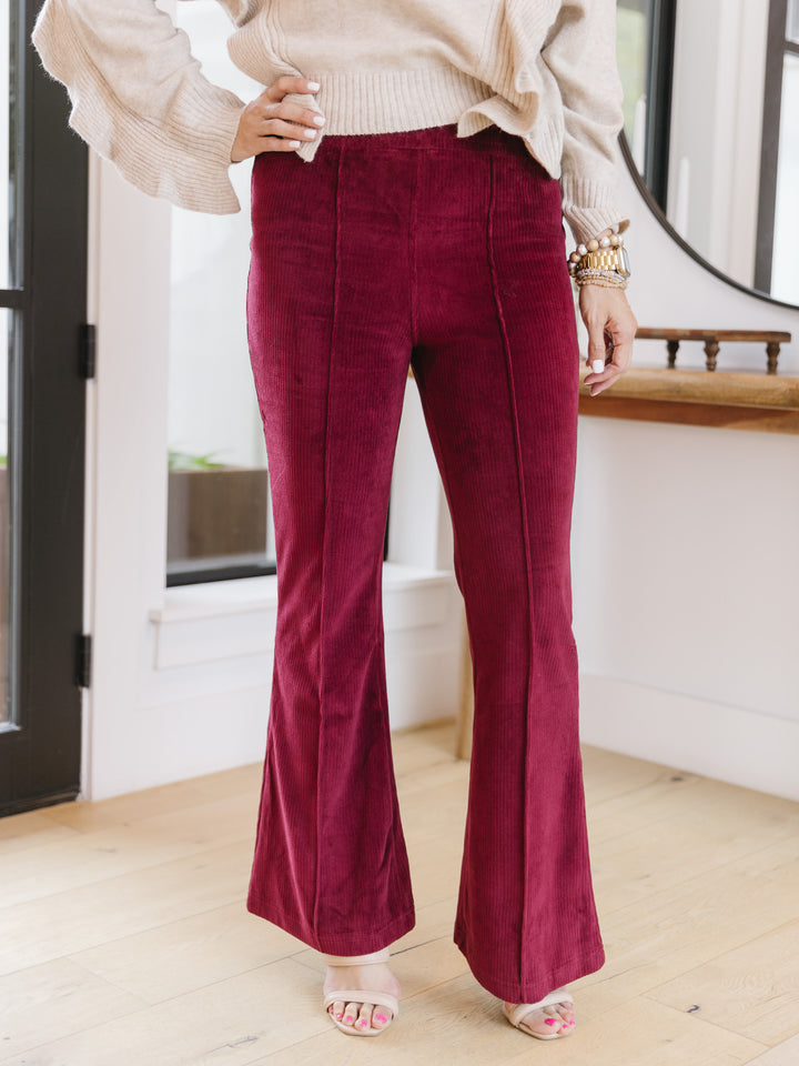 FINAL SALE - Carson Corduroy Flared Pant