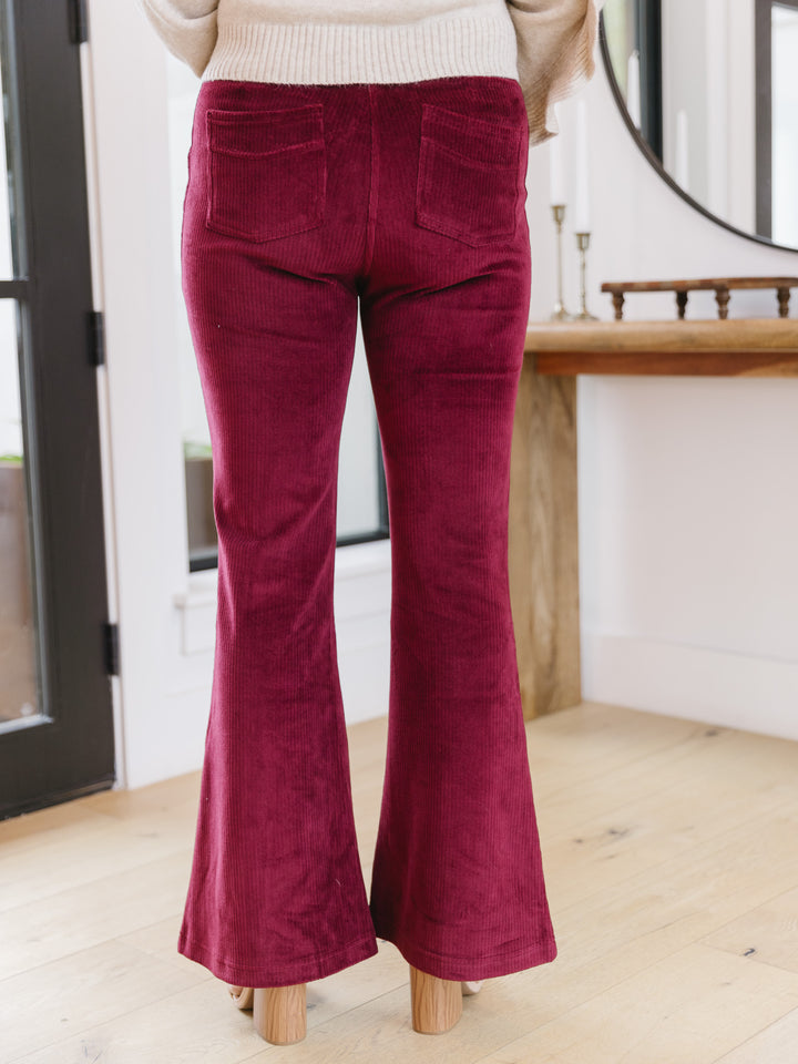 FINAL SALE - Carson Corduroy Flared Pant