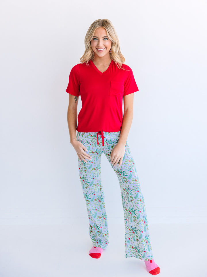 Holly Jolly T Shirt Pajama Set