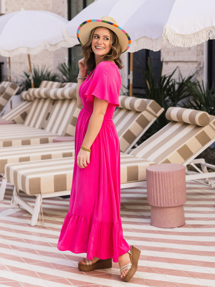 Radiant in Ruffles Maxi Dress