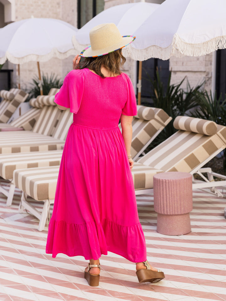 Radiant in Ruffles Maxi Dress