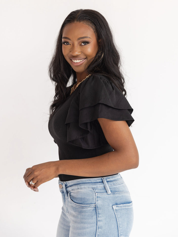 No Need to Worry Flutter Bodysuit