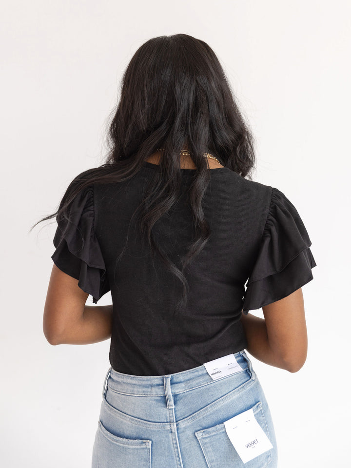 No Need to Worry Flutter Bodysuit