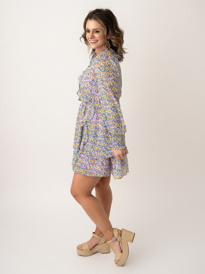 Color Me in Sunshine Ruffle Dress