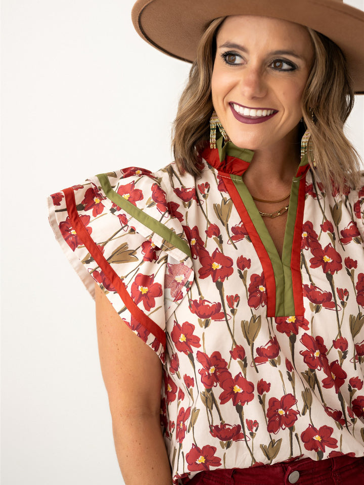 Ruffled Bloom Blouse