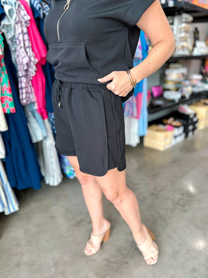 Run Around Textured Shorts