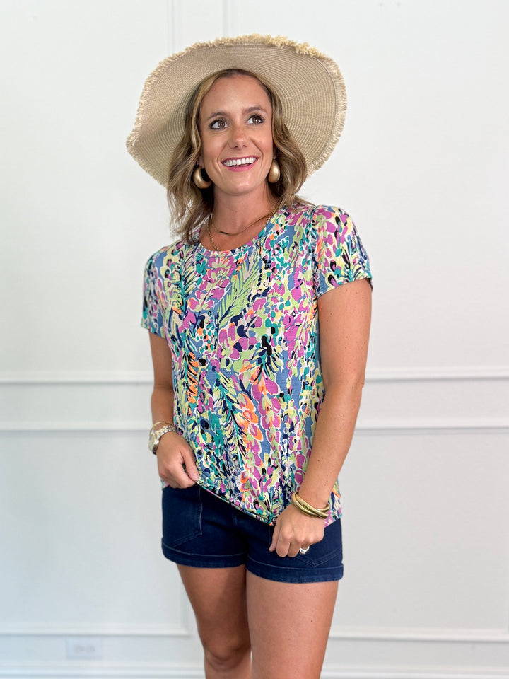 Bright Illusions Short Sleeved Tee