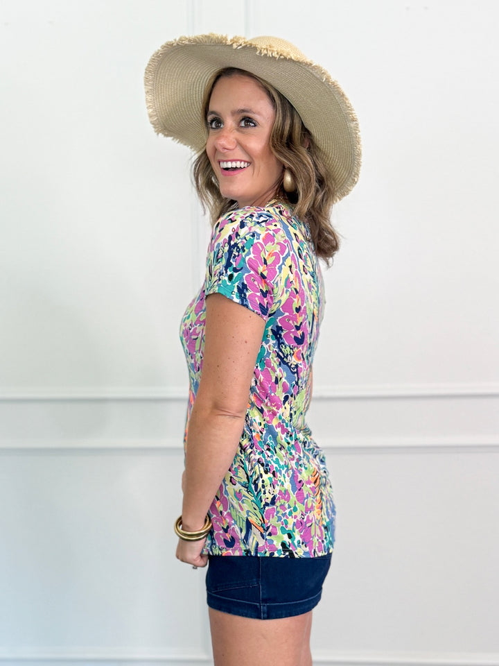 Bright Illusions Short Sleeved Tee
