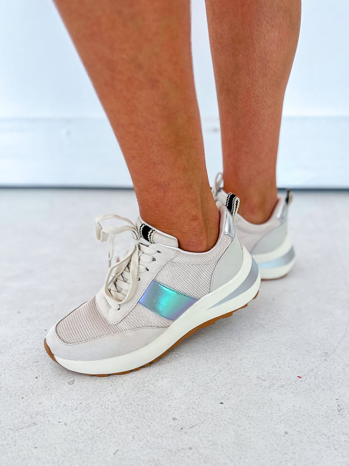 Shushop Silver Serafina Sneaker