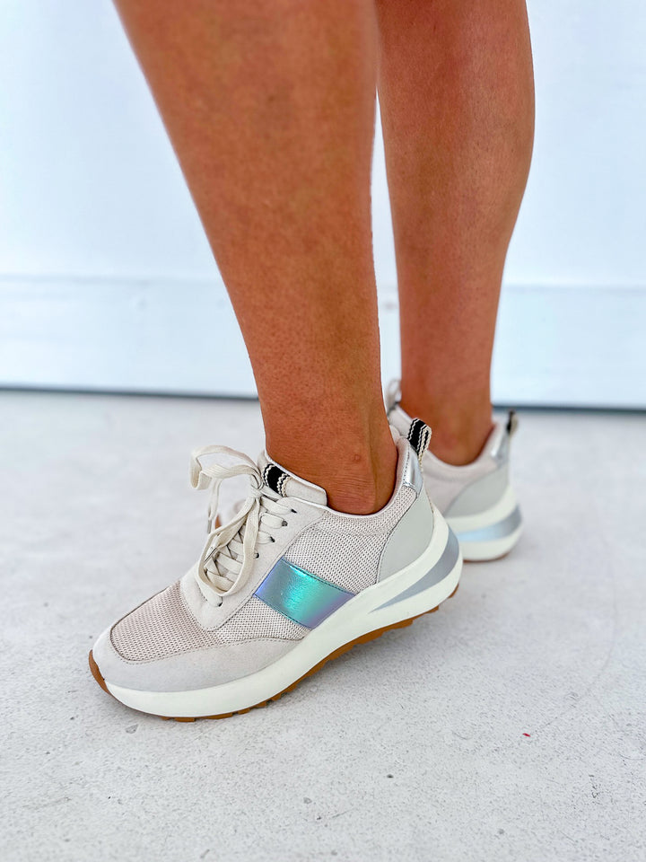 Shushop Silver Serafina Sneaker