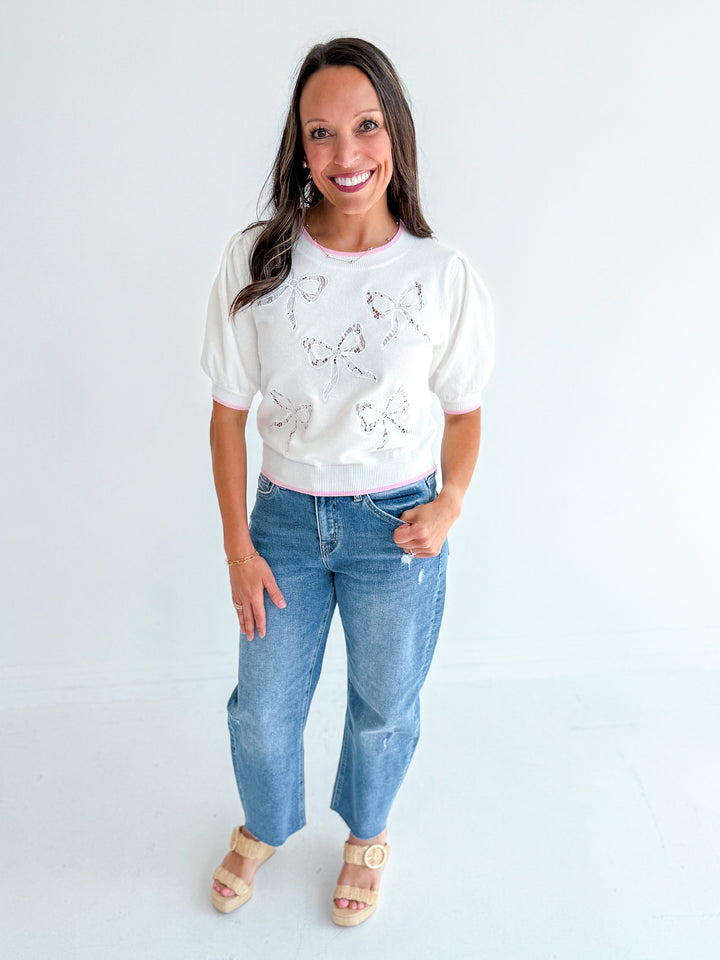 Lara Lace Knit Sweater