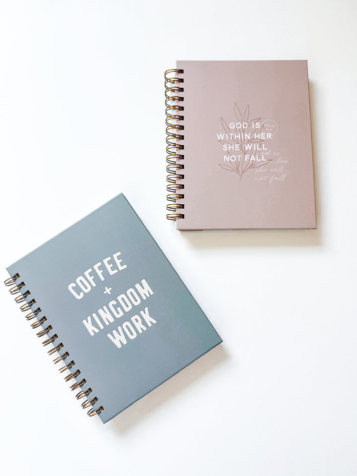 Hard Cover Faith Spiral Journal