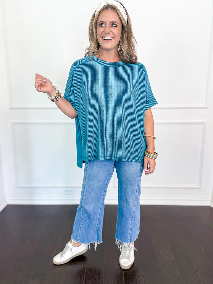 Tami Textured Crewneck