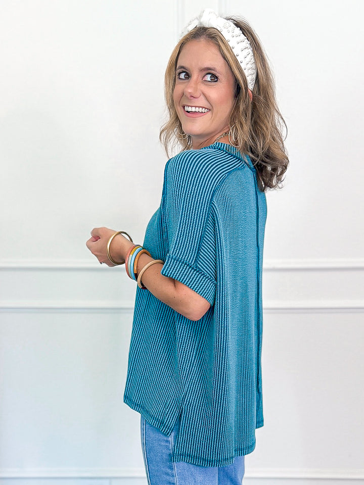 Tami Textured Crewneck