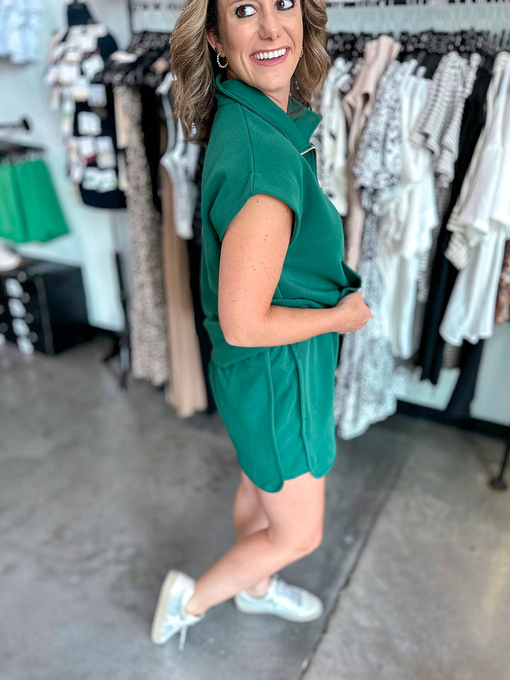 Run Around Textured Shorts