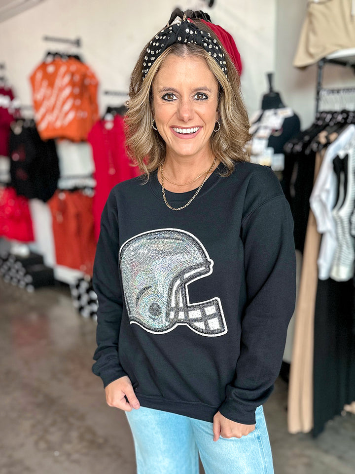 Glittering Game Day Sweatshirt