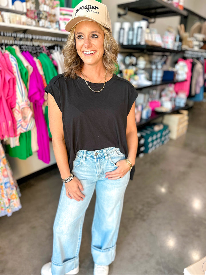 Payton Basic Cap Sleeve