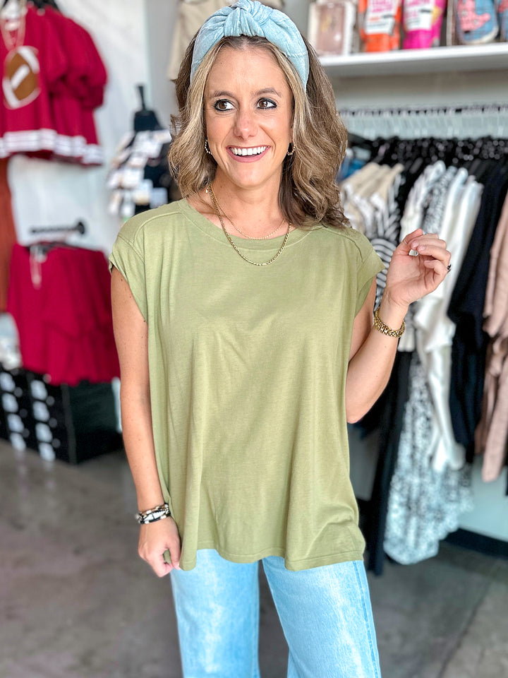 Payton Basic Cap Sleeve