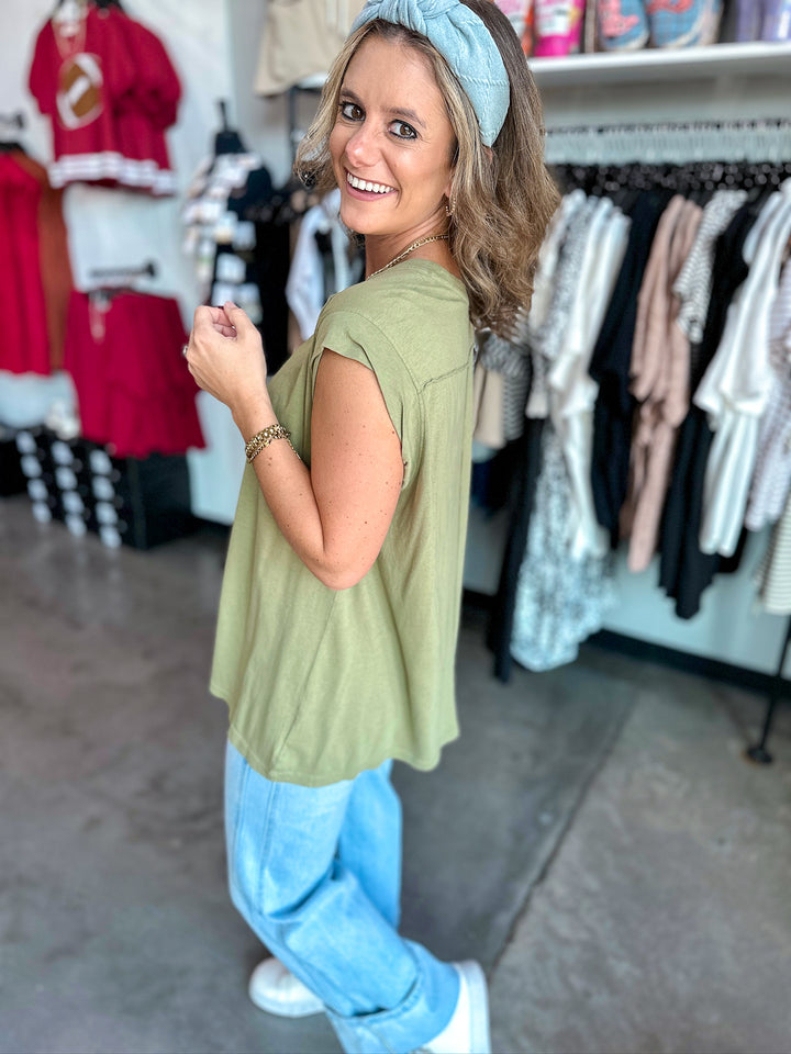 Payton Basic Cap Sleeve