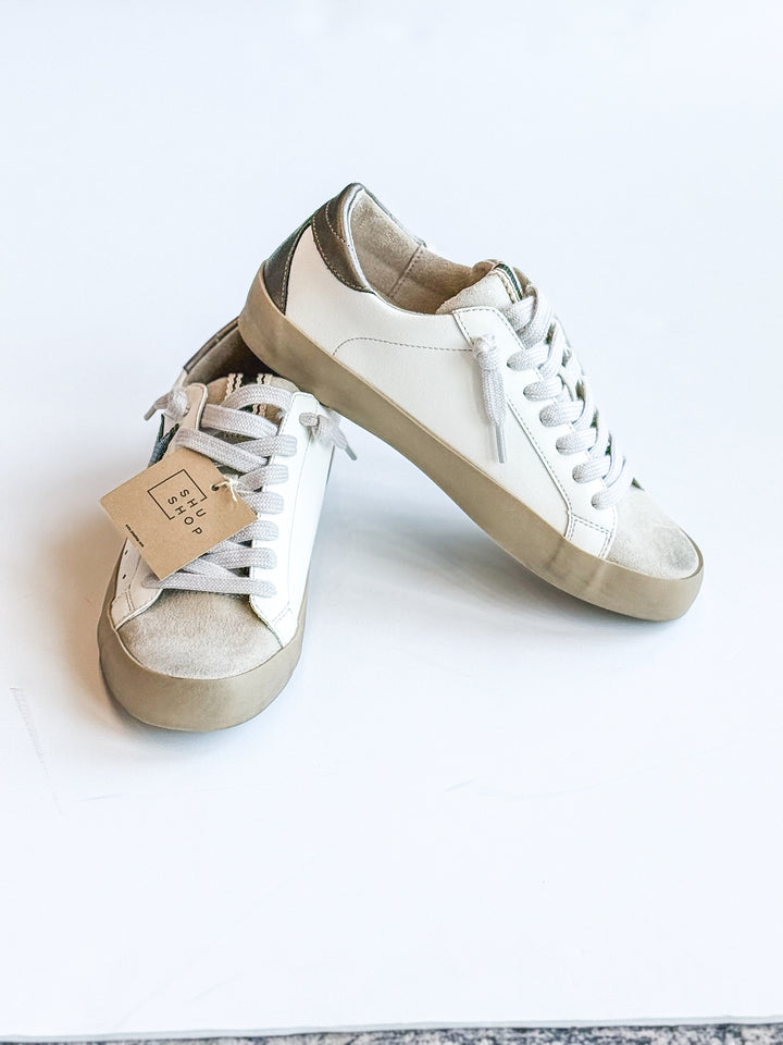 Shushop Paula Black Lizard Sneaker
