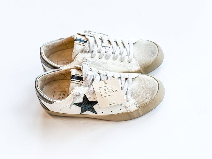 Shushop Paula Black Lizard Sneaker