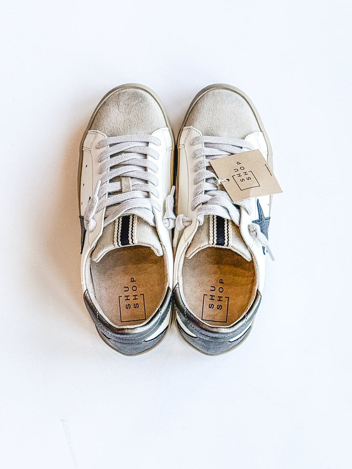 Shushop Paula Black Lizard Sneaker