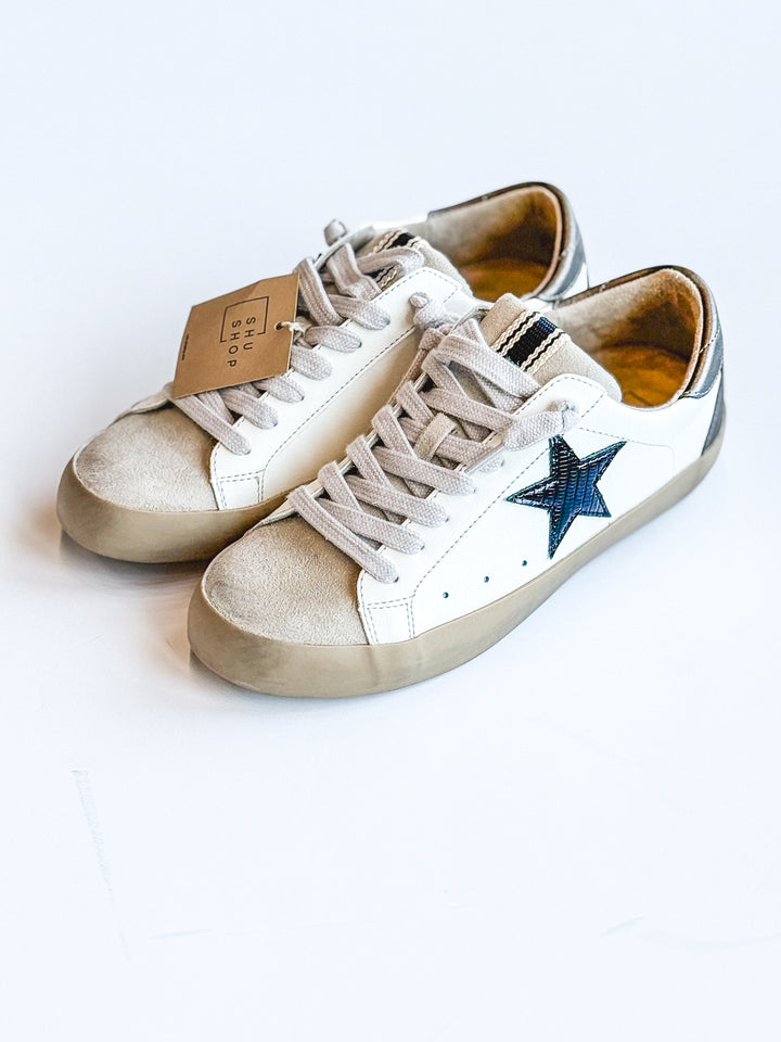 Shushop Paula Black Lizard Sneaker