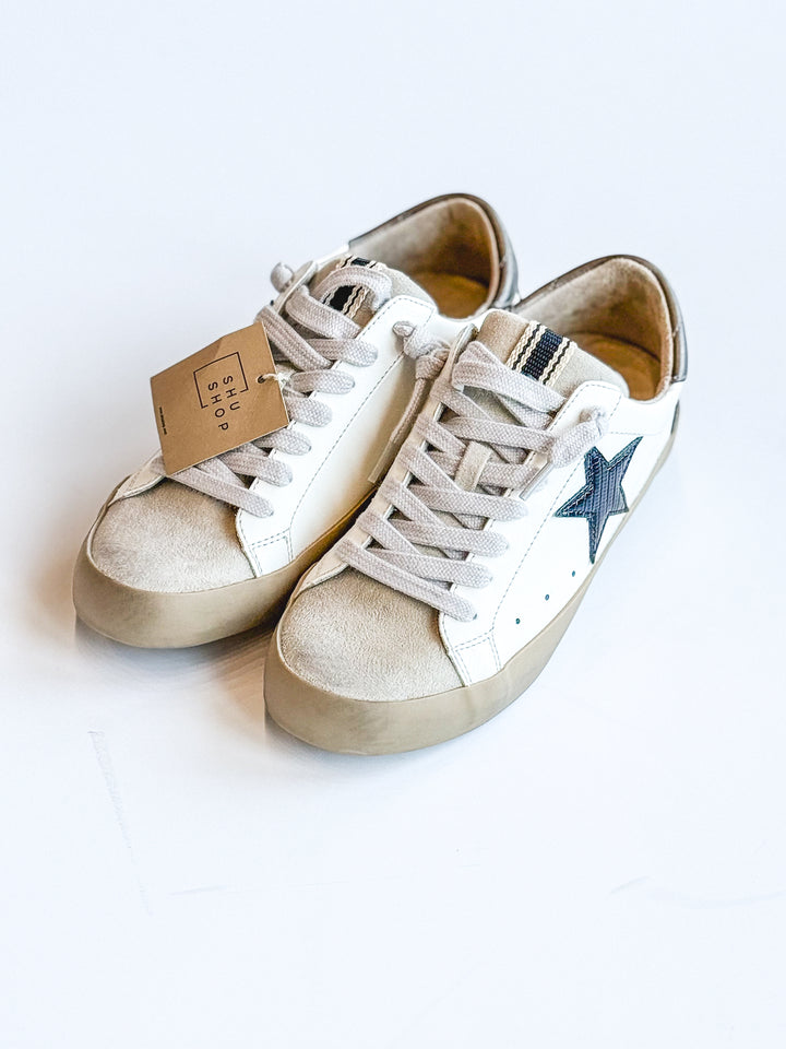 Shushop Paula Black Lizard Sneaker