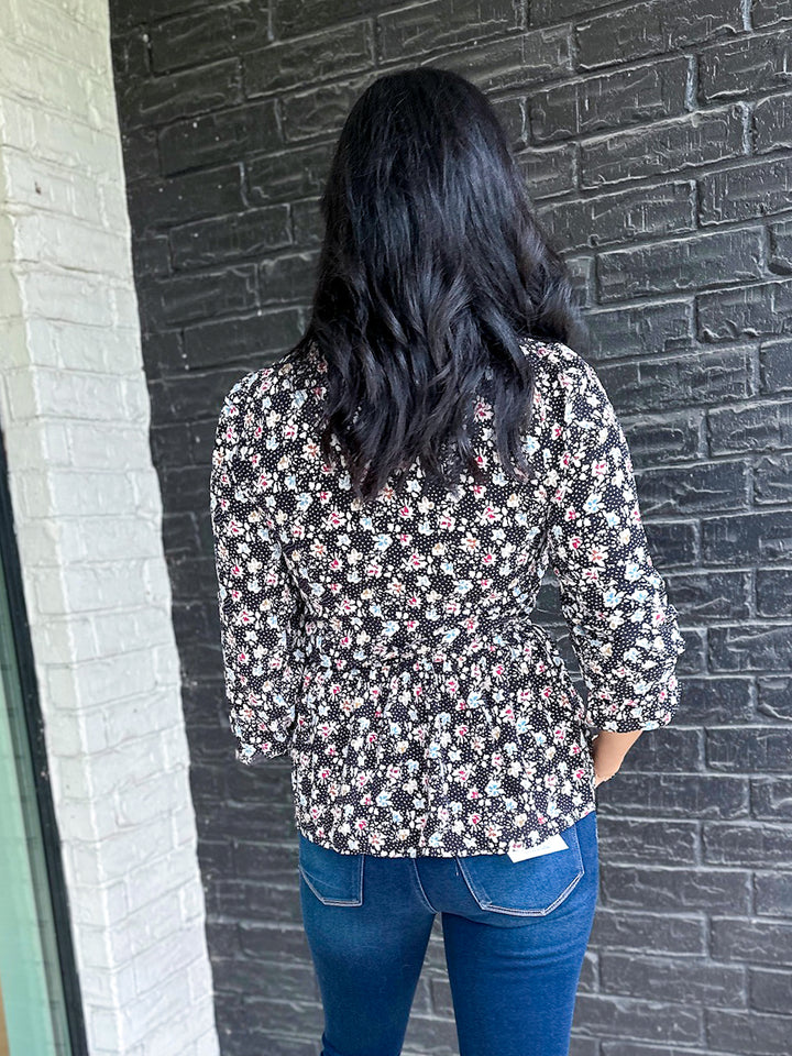 Blooming in Fall Smocked Blouse