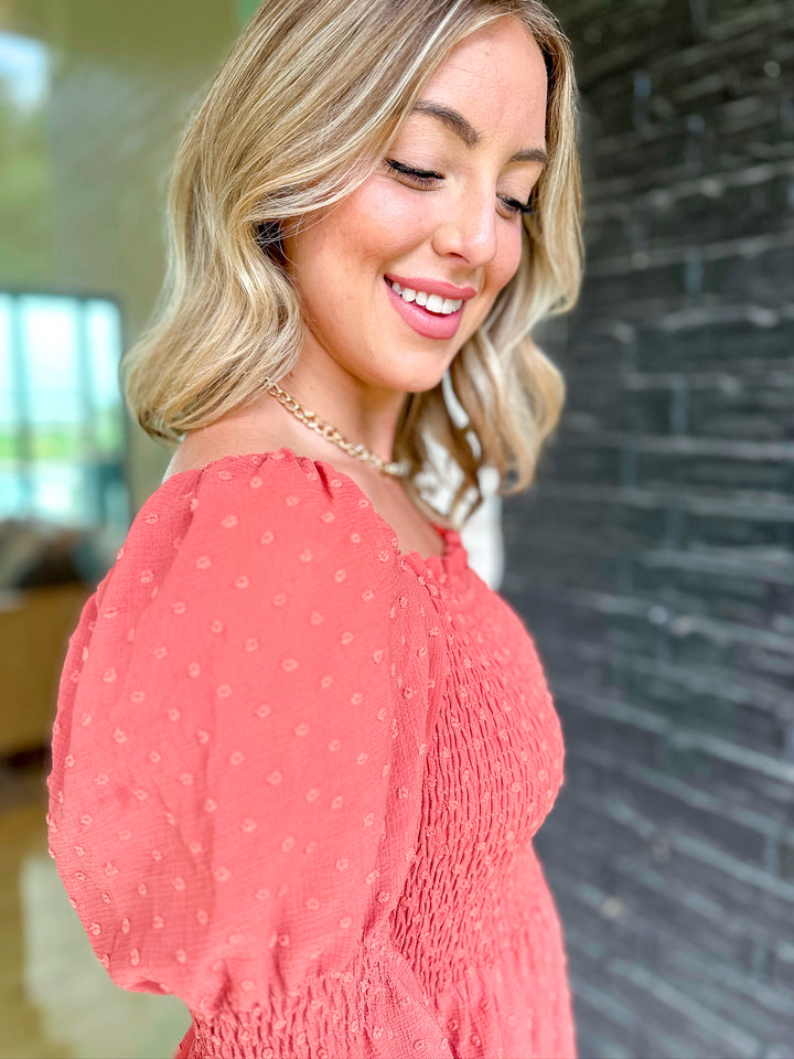 Free Spirit Smocked Peasant Dress