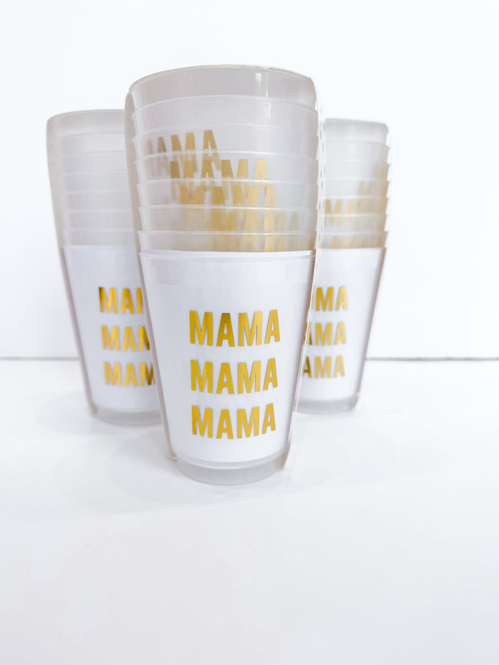 Gold Mama Frosted Cups
