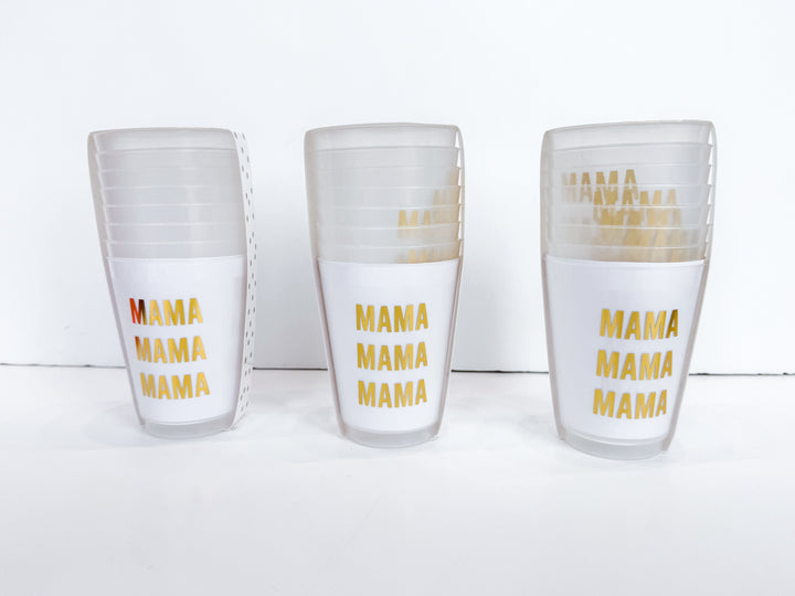Gold Mama Frosted Cups
