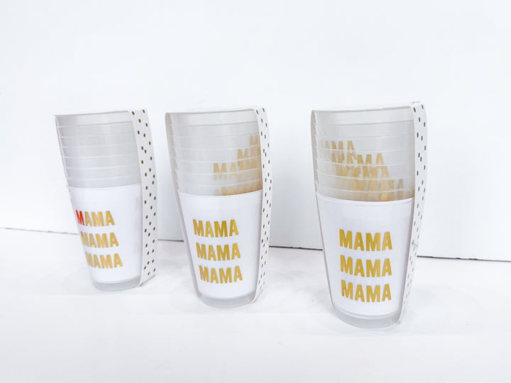 Gold Mama Frosted Cups