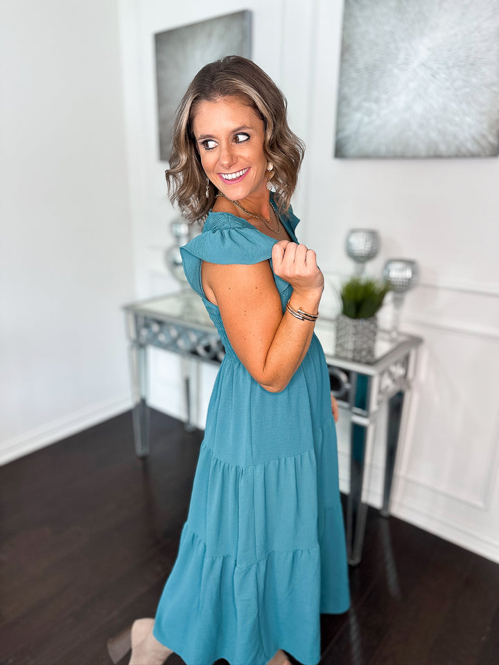 Felicity Flutter Crinkle Dress