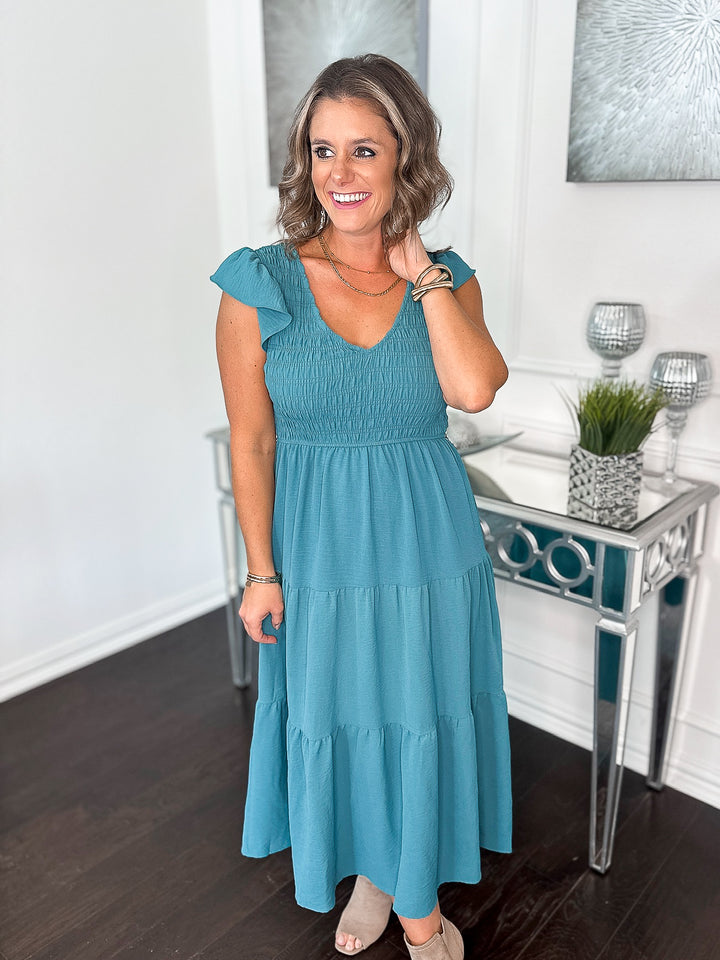 Felicity Flutter Crinkle Dress