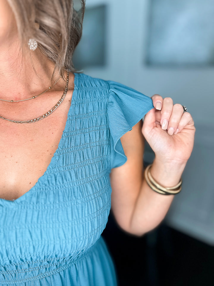 Felicity Flutter Crinkle Dress