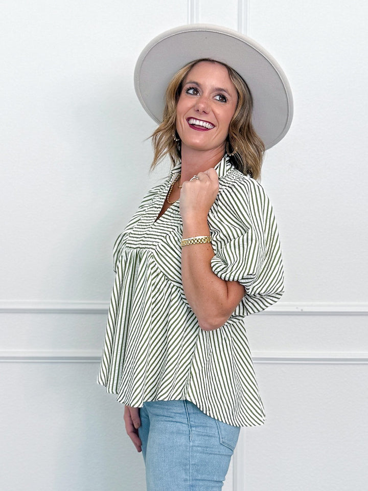 Sweet Escape Striped Top