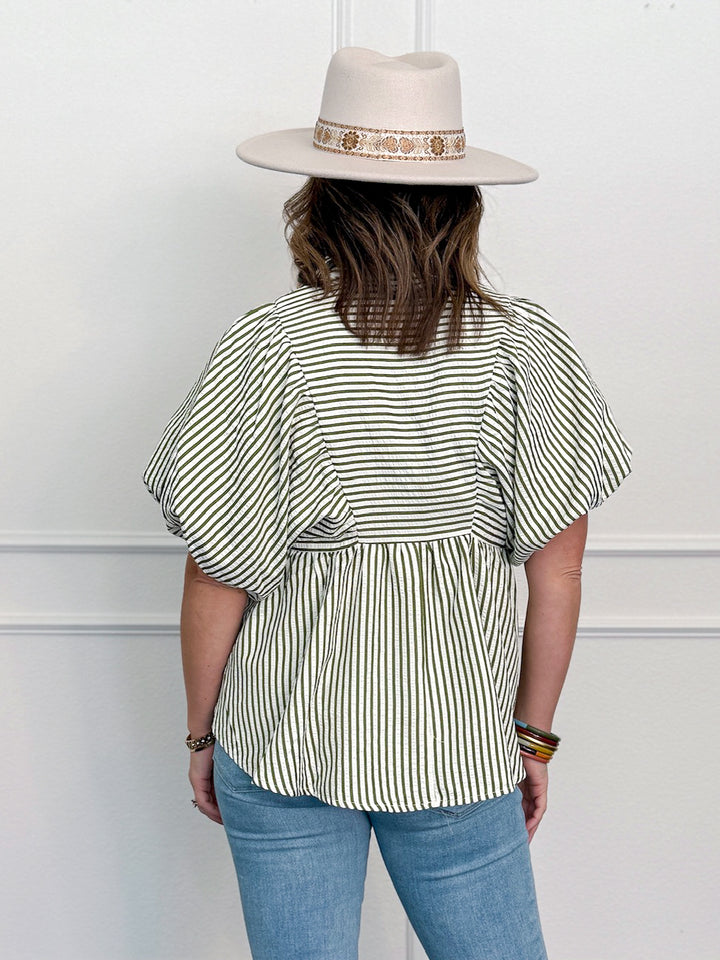 Sweet Escape Striped Top