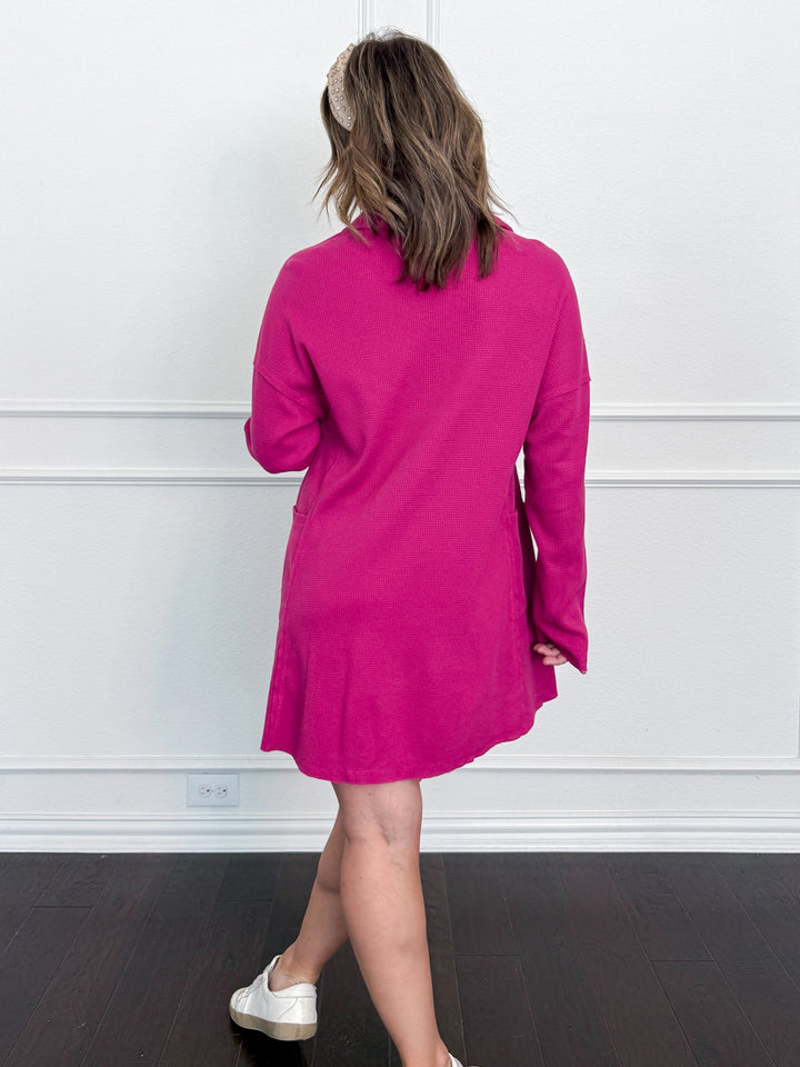 Weekend Waffle Knit Dress
