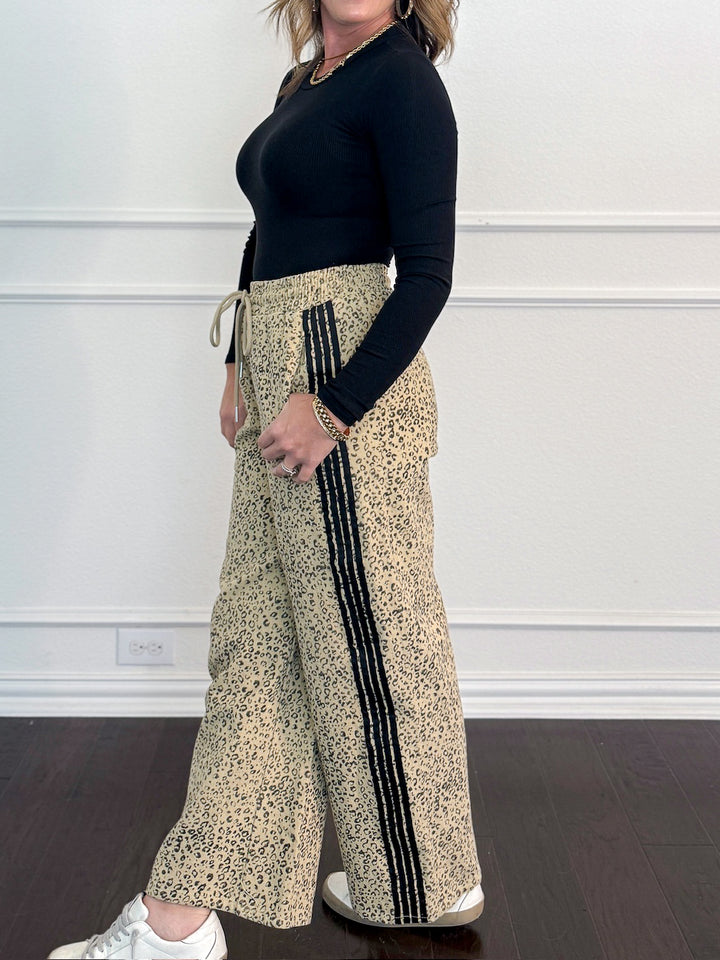 Leopard Lane Drawstring Pant