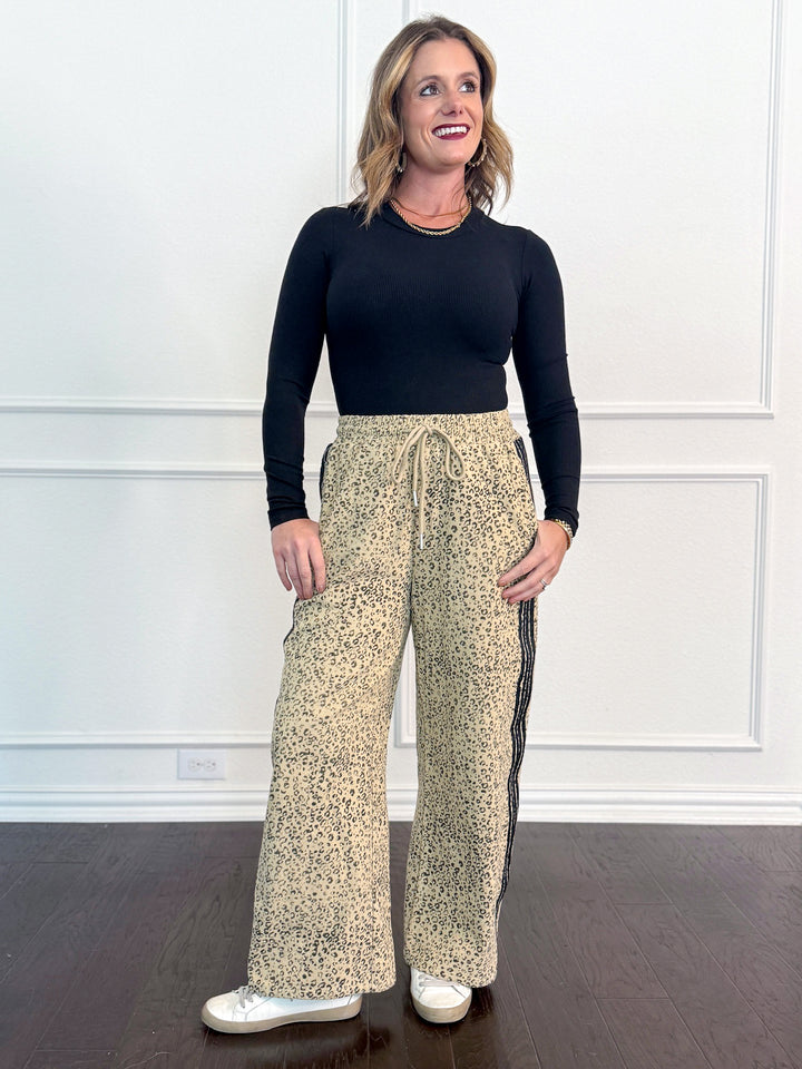 Leopard Lane Drawstring Pant