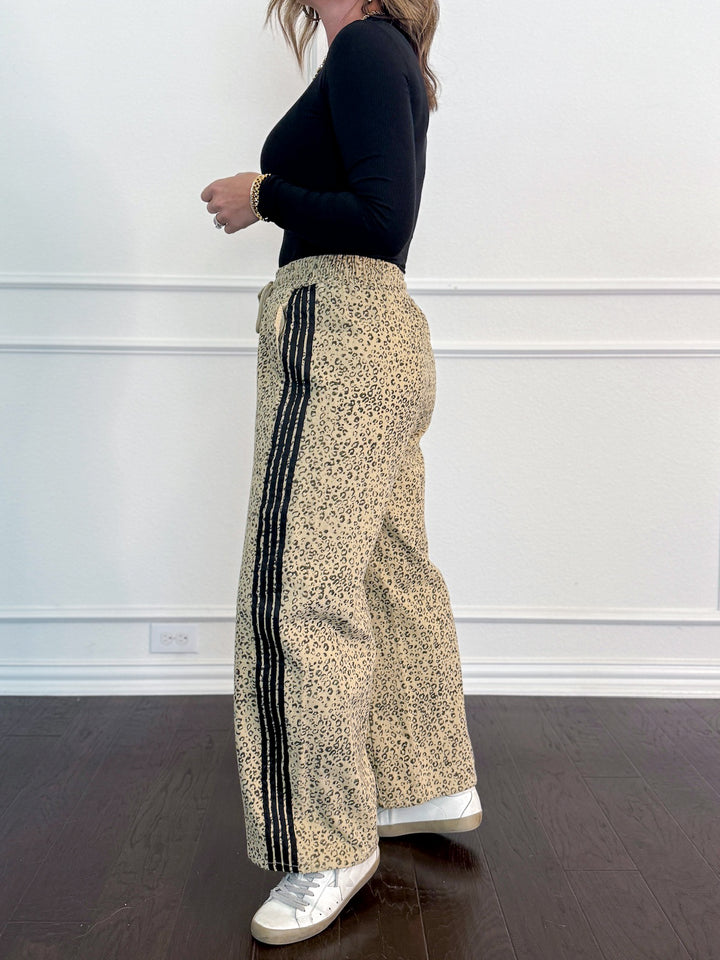 Leopard Lane Drawstring Pant