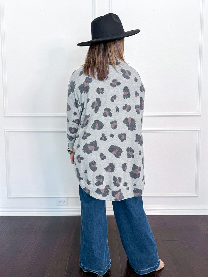Lounging Leopard Cardigan