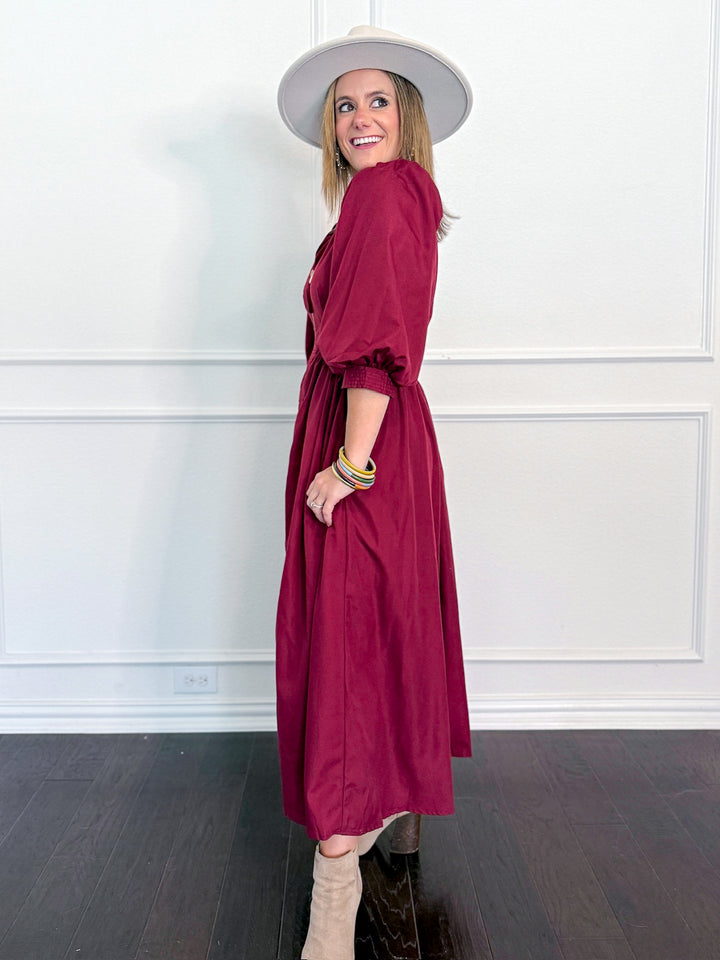 Regal Row Zip Front Maxi