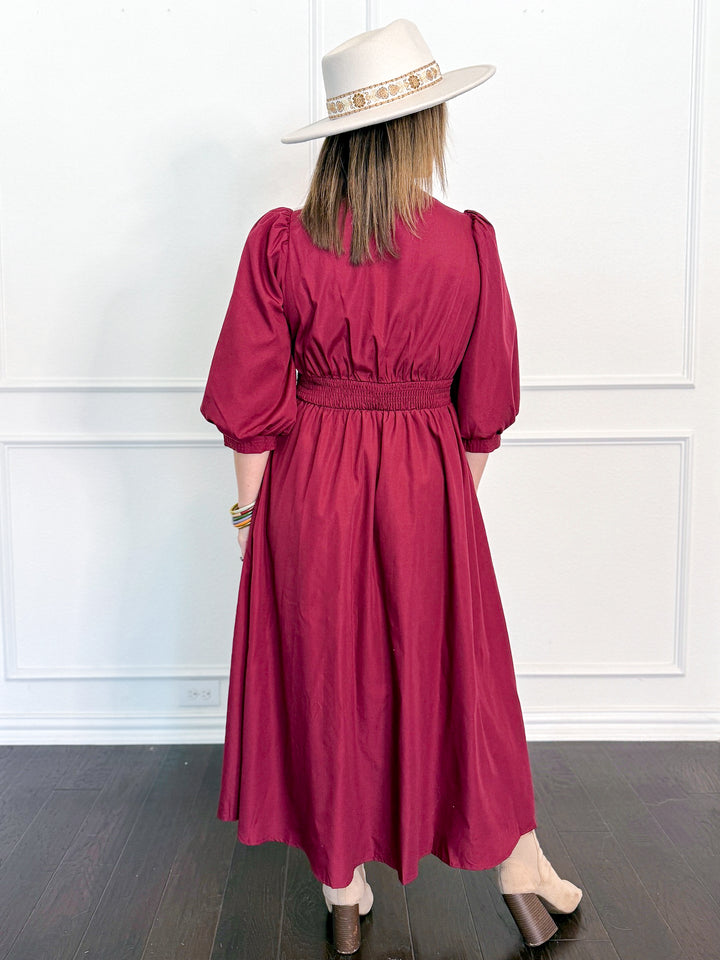 Regal Row Zip Front Maxi