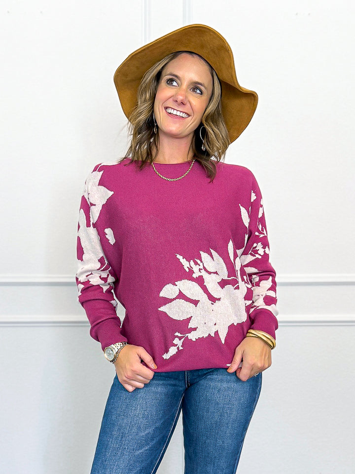 Move Over Floral Sweater
