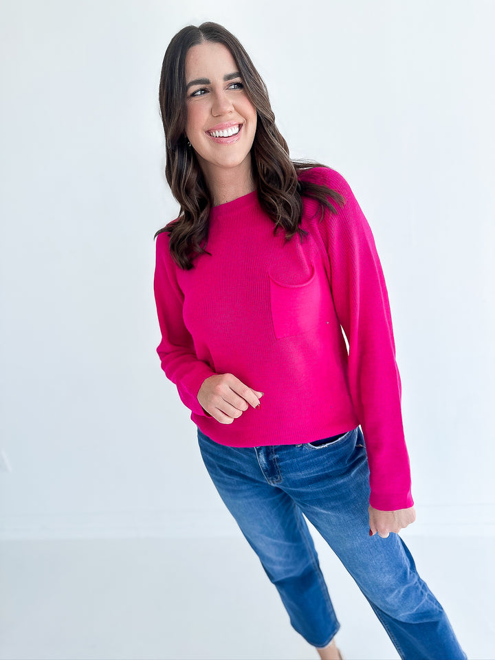 Ruby Ribbed Sweater