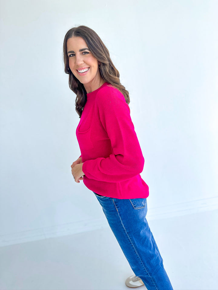 Ruby Ribbed Sweater