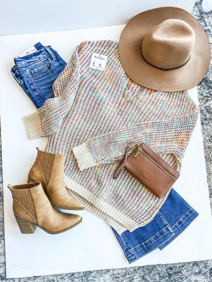 Melissa Multi V Neck Sweater