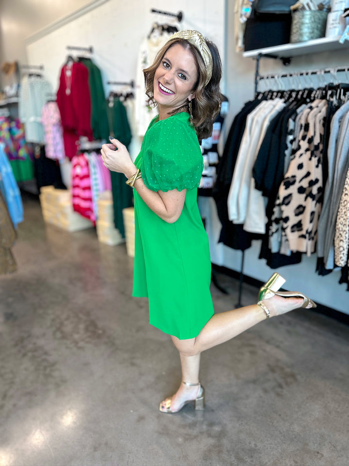 Candy Puff Sleeve Dress